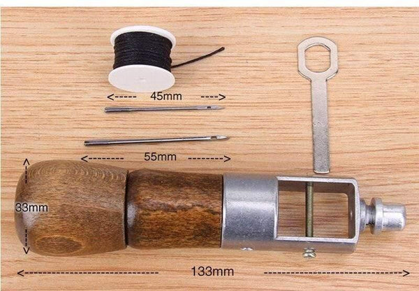 Planet Gates Super Carving Wax Line Hand Made Leather Tools /Leather Craft Tool Art /Needle Sewing Machine 133mm