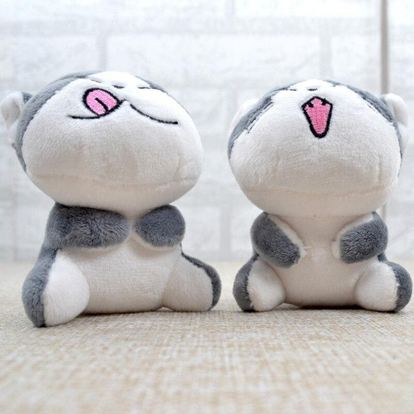 Planet Gates Super Cute Sitting Chi Cat Keychain Plush Toys Dolls 10cm Stuffed Animals Soft Toys Kawaii Mini Kids Gifts