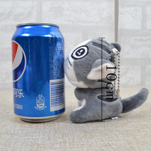 Planet Gates Super Cute Sitting Chi Cat Keychain Plush Toys Dolls 10cm Stuffed Animals Soft Toys Kawaii Mini Kids Gifts