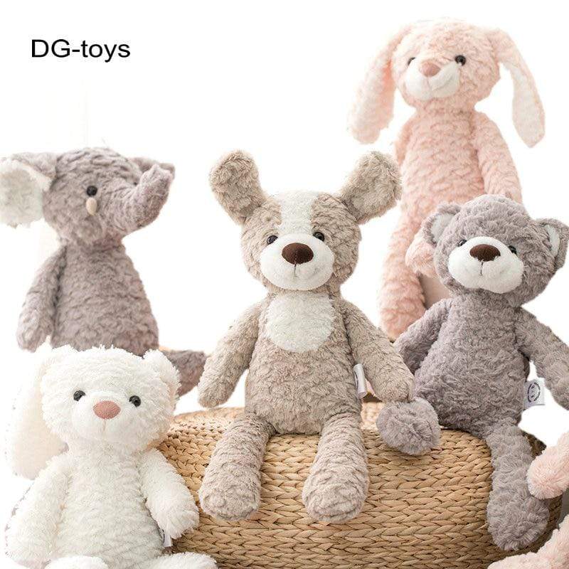 Planet Gates Super Soft Long legs baby appease toy Pink Bunny Grey Teddy Bear Dog elephant unicorn Stuffed Animals doll toys for Children