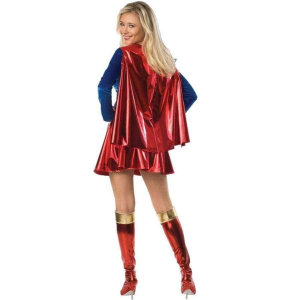 Planet Gates Supergirl Cosplay Costumes Clothes Super Woman Superhero Sexy Fancy Dress with Boots Girls Superman Halloween Costumes