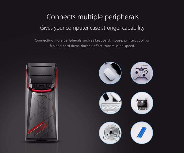 Planet Gates SuperSpeed USB 3.0 7 Port PCI-E Express Card with a 15pin SATA Power Connector PCIE Adapt VL805 and VL812 Chipsets