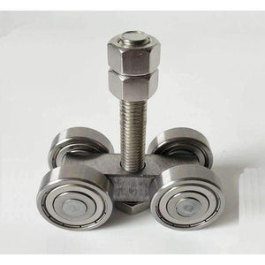 Planet Gates SUS304,Heavy-duty sliding door hanging wheel Industrial warehouse,sliding doors,Orbital track Bearing 450KG Hanging pulley