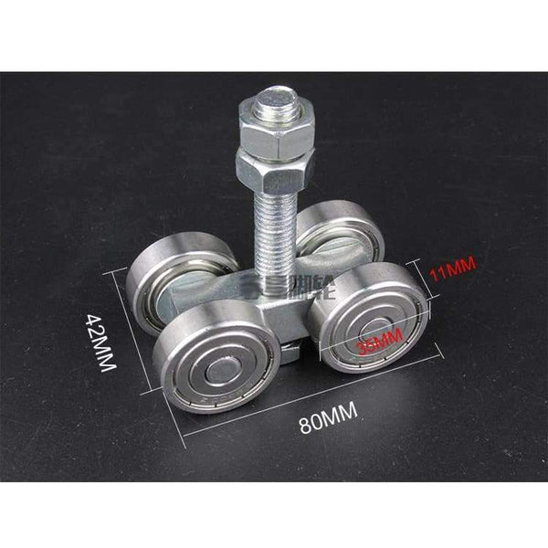 Planet Gates SUS304,Heavy-duty sliding door hanging wheel Industrial warehouse,sliding doors,Orbital track Bearing 450KG Hanging pulley