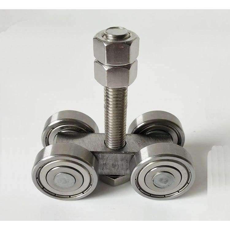 Planet Gates SUS304,Heavy-duty sliding door hanging wheel Industrial warehouse,sliding doors,Orbital track Bearing 450KG Hanging pulley