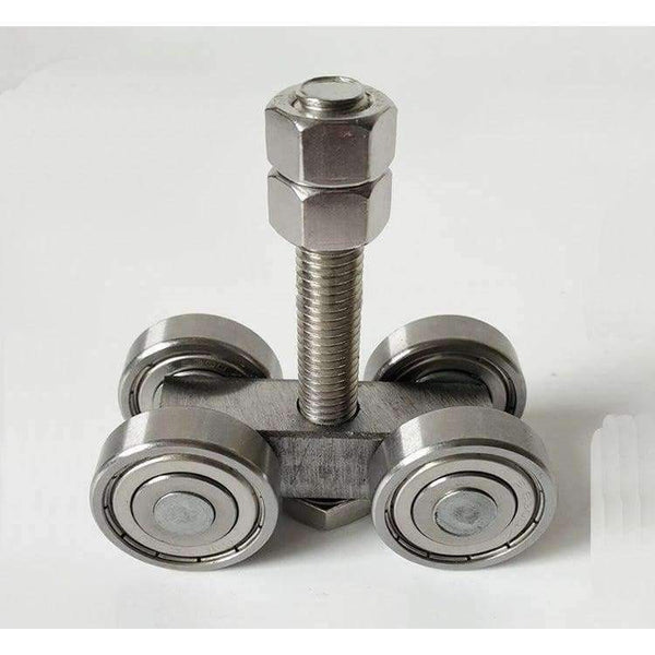 Planet Gates SUS304,Heavy-duty sliding door hanging wheel Industrial warehouse,sliding doors,Orbital track Bearing 450KG Hanging pulley