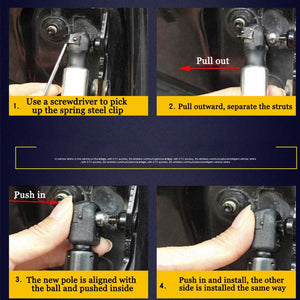 Planet Gates Suzuki Alto 2009-2018 2Pcs Car Rear Trunk Tailgate Lift Support Gas Struts Gas Spring Set Support Rod Shock Struts Lifters