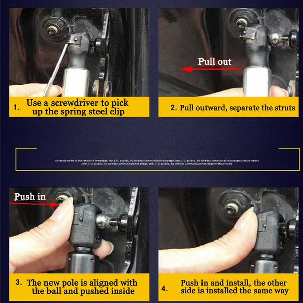 Planet Gates Suzuki Alto 2009-2018 2Pcs Car Rear Trunk Tailgate Lift Support Gas Struts Gas Spring Set Support Rod Shock Struts Lifters