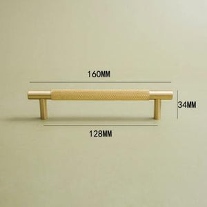 European style/Gold Solid Brass Cabinet Long Handles Furniture Drawer Pulls Drawer T Bar Kitchen Pulls Furniture Handle Hardware