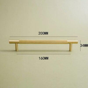 European style/Gold Solid Brass Cabinet Long Handles Furniture Drawer Pulls Drawer T Bar Kitchen Pulls Furniture Handle Hardware