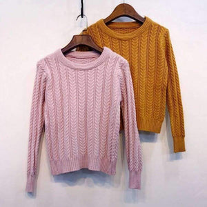 Planet Gates Sweaters Fashion 2018 Women Pullover Patterns Long Sleeve Jumpers Women Autumn Winter Knitwear Khaki White Blue