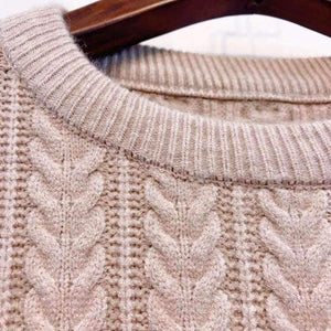 Planet Gates Sweaters Fashion 2018 Women Pullover Patterns Long Sleeve Jumpers Women Autumn Winter Knitwear Khaki White Blue