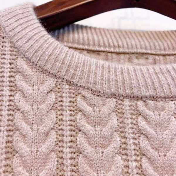 Planet Gates Sweaters Fashion 2018 Women Pullover Patterns Long Sleeve Jumpers Women Autumn Winter Knitwear Khaki White Blue