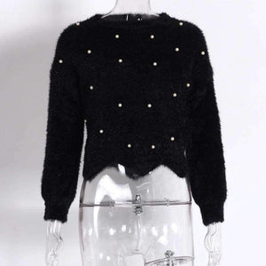 Planet Gates Sweaters Women     2018 Autumn Winter Newest Long Sleeve Jumper Ladies Pullovers Irregular Mohair Sweater Blue