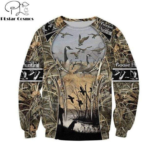 Planet Gates Sweatshirt / 7XL Goose Hunting 3D All Over Printed Men Hoodie Unisex Deluxe Sweatshirt Zip Pullover Casual Jacket Tracksuit KJ358