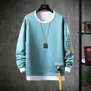 Planet Gates Sweatshirt Harajuku Casual Hip Hop Streetwear Loose Hoodies Mens Hoody Letter Printed Pullover Sweatshirts O-Neck Top