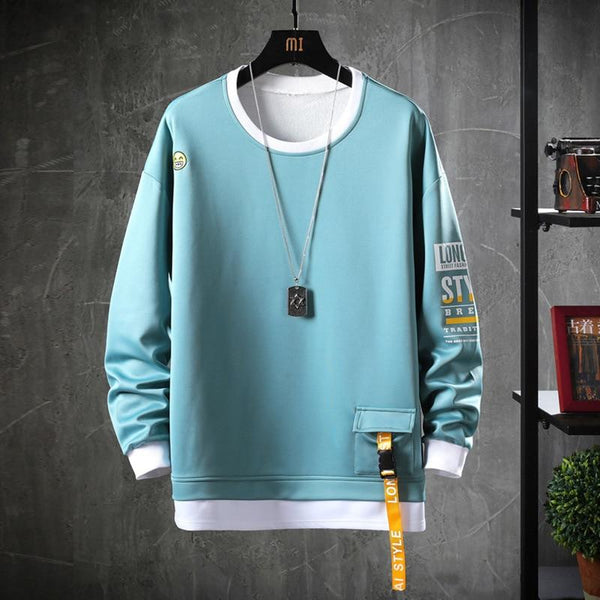 Planet Gates Sweatshirt Harajuku Casual Hip Hop Streetwear Loose Hoodies Mens Hoody Letter Printed Pullover Sweatshirts O-Neck Top