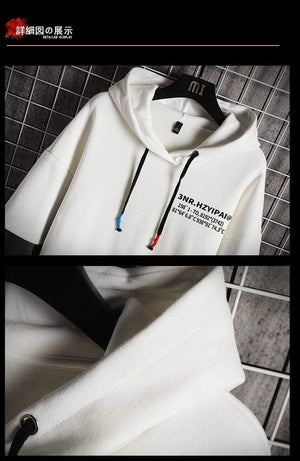 Planet Gates Sweatshirts Hoodie Harajuku Vintage Painted Style Splicing Hip Hop Creativity Streetwear Male  Cotton Men Hoodies