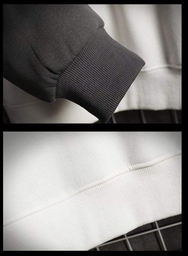 Planet Gates Sweatshirts Hoodie Harajuku Vintage Painted Style Splicing Hip Hop Creativity Streetwear Male  Cotton Men Hoodies