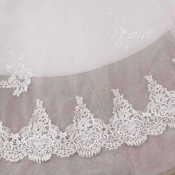 Planet Gates Sweetheart Ball Gown Wedding Dresses Lace Appliques Bridal Gowns Vestido De Novias Princess Luxury Cathedral Train