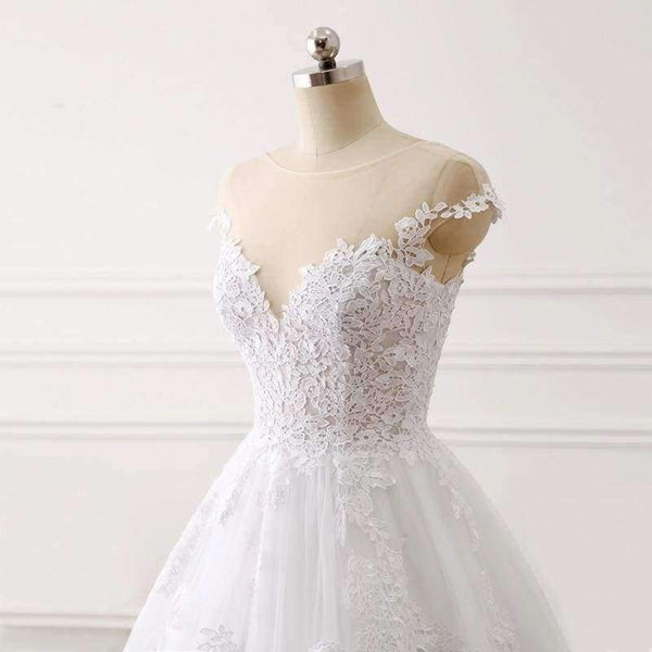 Planet Gates Sweetheart Ball Gown Wedding Dresses Lace Appliques Bridal Gowns Vestido De Novias Princess Luxury Cathedral Train