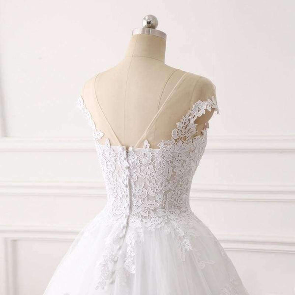 Planet Gates Sweetheart Ball Gown Wedding Dresses Lace Appliques Bridal Gowns Vestido De Novias Princess Luxury Cathedral Train