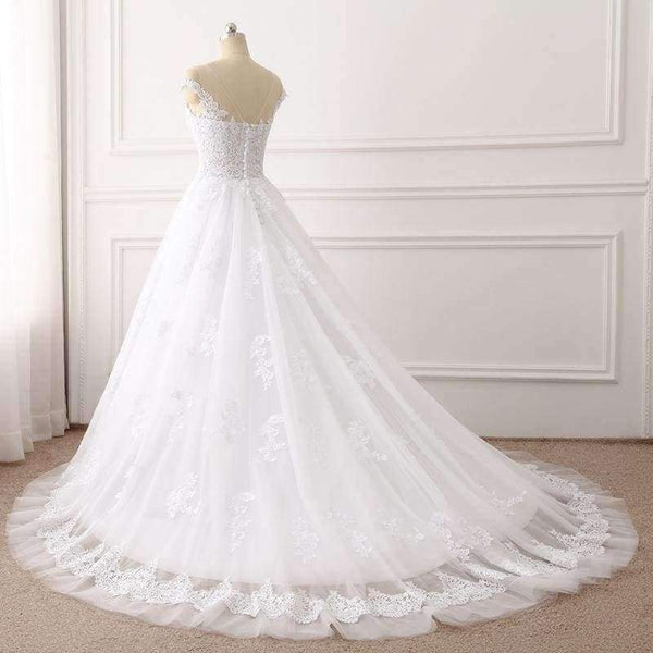 Planet Gates Sweetheart Ball Gown Wedding Dresses Lace Appliques Bridal Gowns Vestido De Novias Princess Luxury Cathedral Train