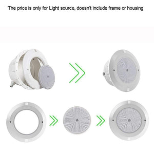 Planet Gates Swimming Pool Light 12v Expoxy Filled Surface PAR56 Replacement Piscinas 18W 24W 30W 35W 42W pure white warm white