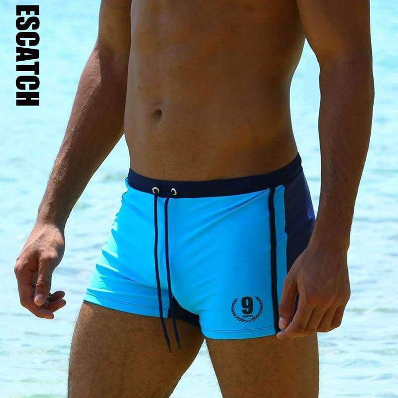 Planet Gates Swimwear Men Breathable Swimsuits Man Swim Trunks Boxer Briefs Sunga Swim Suits Maillot De Bain Beach Shorts