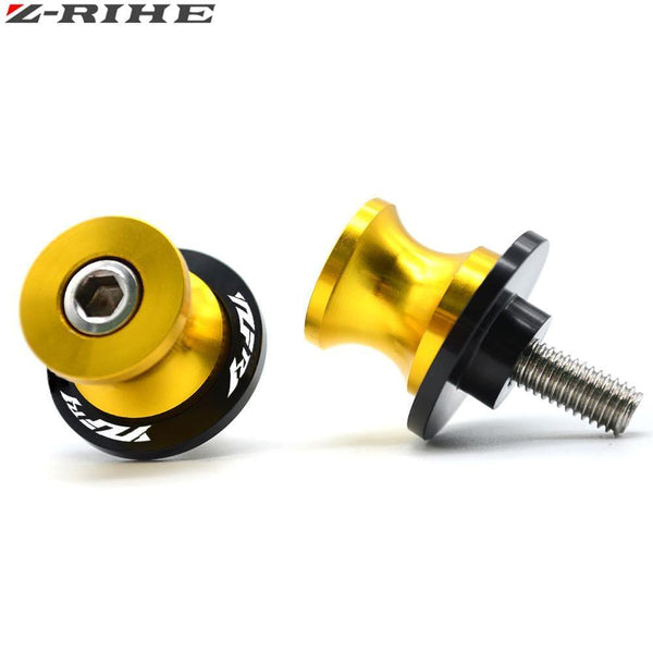 Swingarm Slider Spools stand screws For YAMAHA YZF R1 YZFR1 YZF-R1 CNC Motorcycle accessories parts motorbike with logo