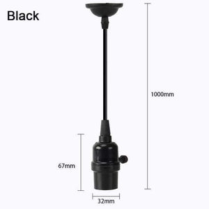 Planet Gates Switch Černá / E27 Retro Lampa E27 Vintage Žárovka s Vláknem 220V Žárovka Spirálová Víla Světlo LED Edison Žárovka Lampada Ampoule Bombillas
