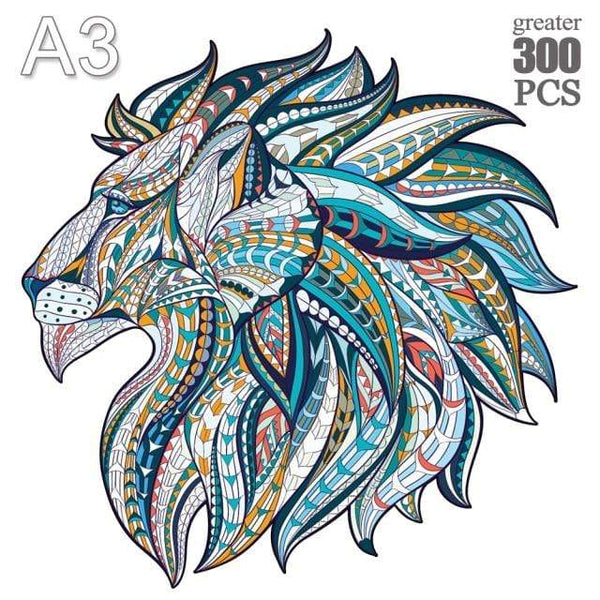 Planet Gates SZ-28-A3 Dinosaur Wooden Jigsaw Puzzle Toy Wooden Puzzles For Adults Kids Christmas Gifts Educational Games Toys Butterfly Wooden Puzzle