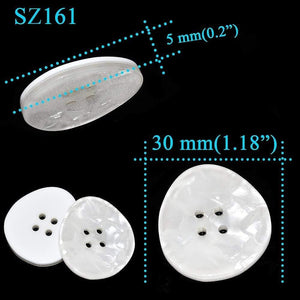 Planet Gates SZ161 10PCs 25mm Large Mat Round Fashion Resin Buttons Sewing Accessories For Coats Suit Decorative Fancy Button Handmade 4 Holes