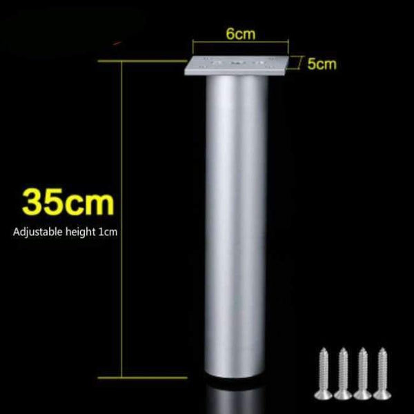 Planet Gates T  4pcs per lot Thick Aluminum Alloy Table Leg Cupboard Sofa Increase Foot Adjustable Multifunction Support Foot Furniture Accessories 4Pcs/lot