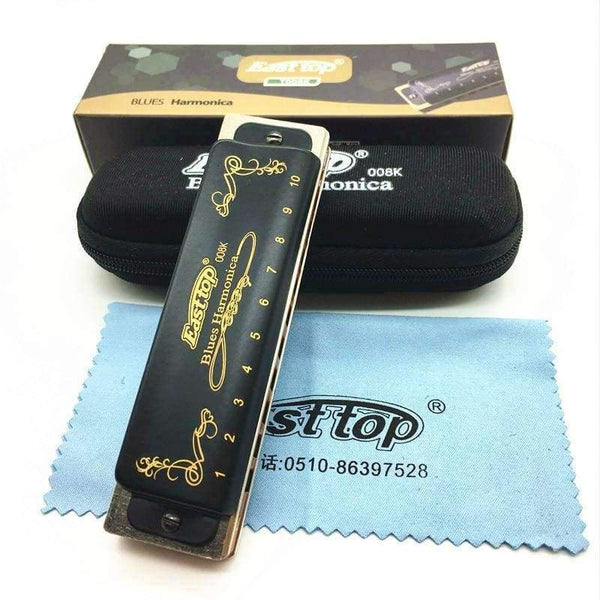 Planet Gates T008K Harmonica Diatonic 10 Hole Armonica Blues mondharmonica gaita de boca Mouth Ogan Musical Instruments