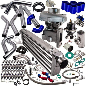 Planet Gates T04e Turbocharger Intercooler Type-S Blow Off Valve Wastegate Boost Gauge kits Turbo Comressore Turbine Turbolader