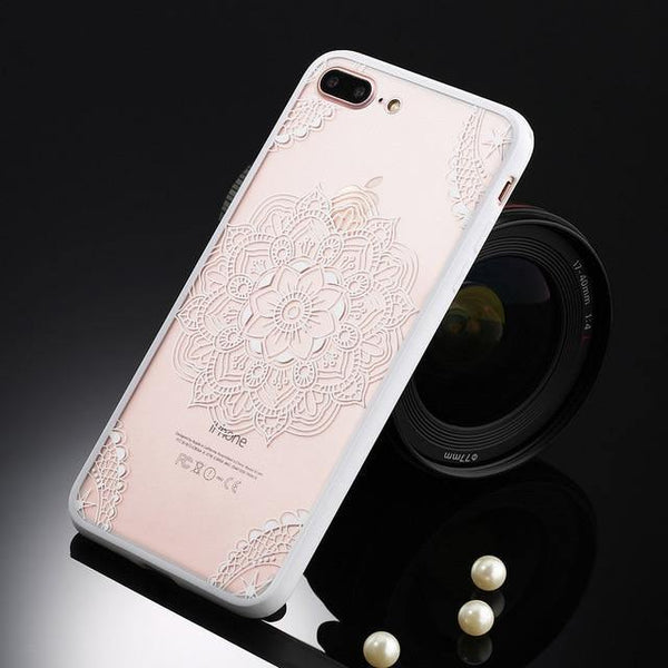 Planet Gates T1 White / For iPhone 5 5s SE USLION Sexy Floral Phone Case For Apple iPhone 7 8 6 6s 5 5s SE Plus Lace Flower Hard PC Cases Back Cover For iPhone X XR XS Max