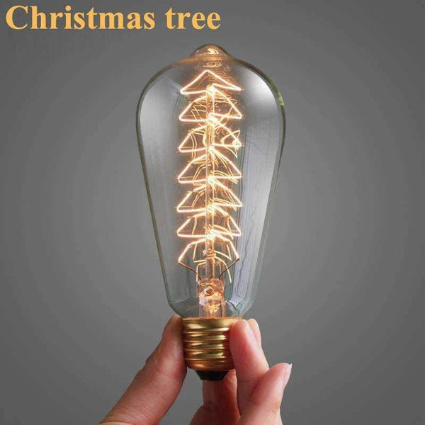 Planet Gates T10 110V Loft Vintage Edison Bulbs ST64/G95/G80 E26/E27 Incandiscent Light Bulbs 40W 110V 220V Filament Bulb Edison Pendant Lamps