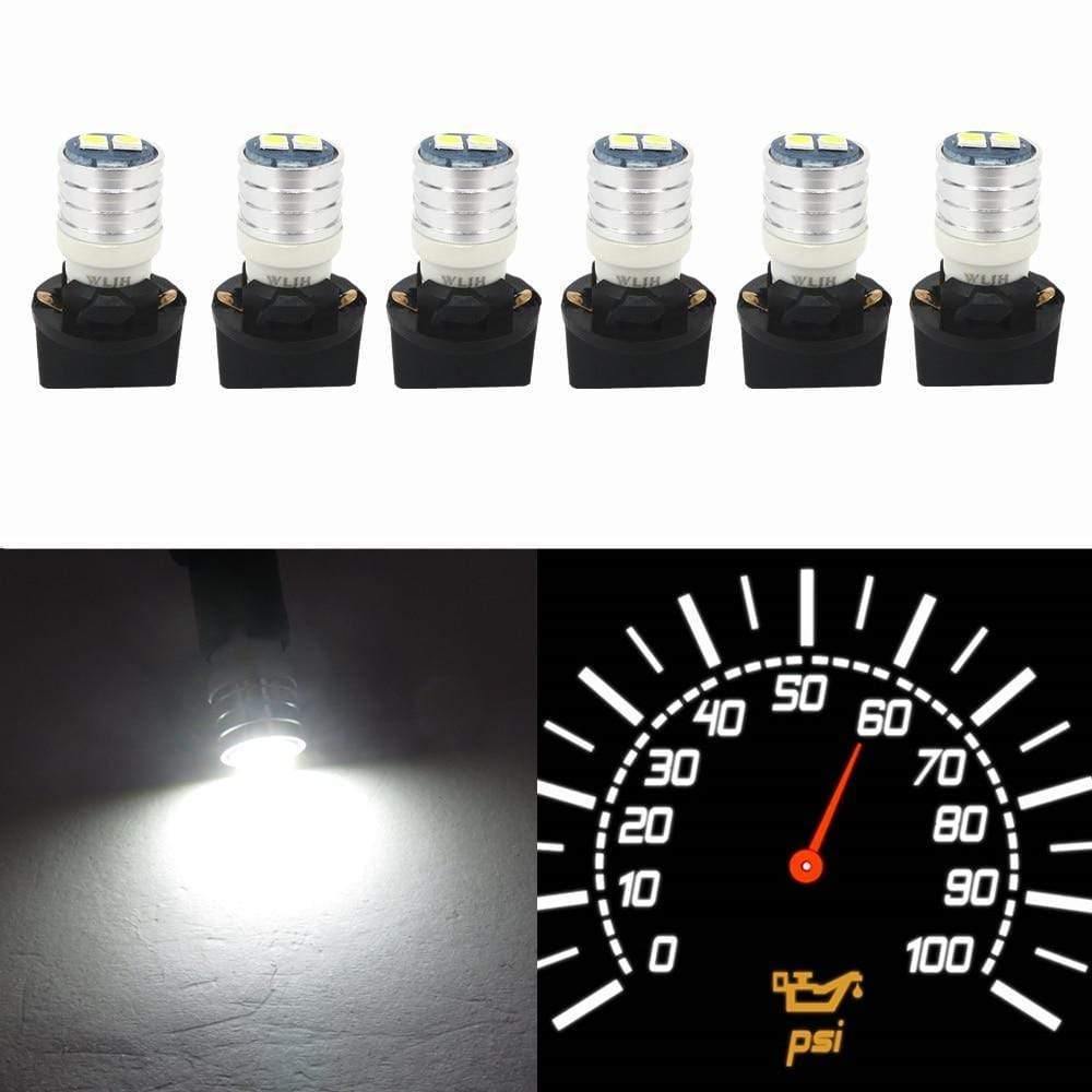 Planet Gates T10 Led Interior Lights Car Gauge Dashboard Dash Light Instrument Cluster Panel W5W 194 Bulb Twist Socket PC195 PC194 PC168