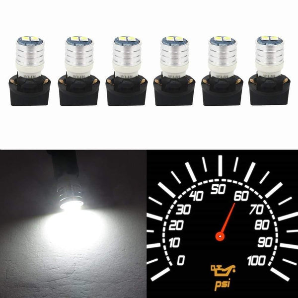 Planet Gates T10 Led Interior Lights Car Gauge Dashboard Dash Light Instrument Cluster Panel W5W 194 Bulb Twist Socket PC195 PC194 PC168