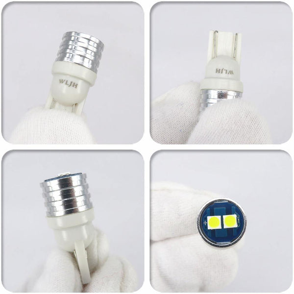 Planet Gates T10 Led Interior Lights Car Gauge Dashboard Dash Light Instrument Cluster Panel W5W 194 Bulb Twist Socket PC195 PC194 PC168