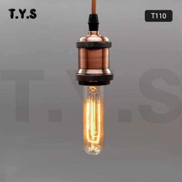 Planet Gates T110 / 220V Ampule Vintage Edison žárovka E27 40W 220V ST64 G95 Retro skleněná žárovka s vláknem pro domácí dekoraci