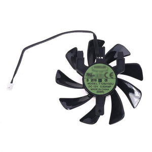 Planet Gates T129215SU RX 570 470D GPU Cooler Video Card Fan for Sapphire Radeon ITX Graphics