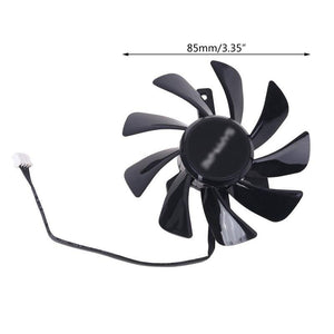 Planet Gates T129215SU RX 570 470D GPU Cooler Video Card Fan for Sapphire Radeon ITX Graphics