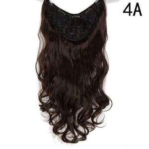 Planet Gates T1339 / 24inch / China 24" Long Curly U Part Wigs for Women 100% Natural Real Synthetic Hair Extension Black Brown Blonde 60cm 180g
