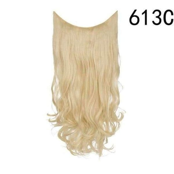 Planet Gates T1341 / 24inch / China 24" Long Curly U Part Wigs for Women 100% Natural Real Synthetic Hair Extension Black Brown Blonde 60cm 180g