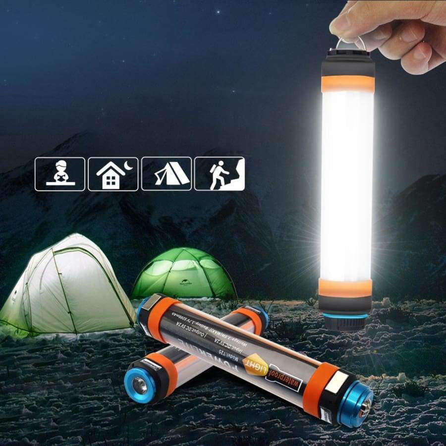 Planet Gates T15 IP68 LED Camping Lantern with Magnet Tent Light USB Charging Outdoor Emergency Power Light 6 Modes Flashlight Mosquito Repellent