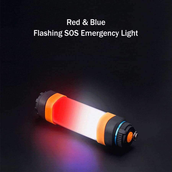 Planet Gates T15 IP68 LED Camping Lantern with Magnet Tent Light USB Charging Outdoor Emergency Power Light 6 Modes Flashlight Mosquito Repellent