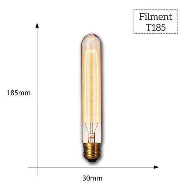 Planet Gates T185 žárovka s vláknem / E27 Edison žárovka lampada retro lampa žárovka ampule vintage žárovka E27 40w 220v pro dekoraci žárovka s vláknem E27 závěsná světla žárovka