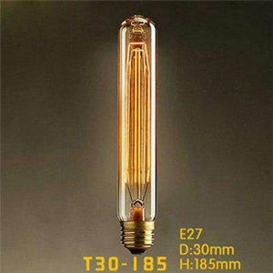 Planet Gates T185 filament / E27 Vintage Edison Bulb E27 220V Retro Lamp 40W Vintage Light Bulb Edison Lamp Incandescent Light Filament Edison Bulb